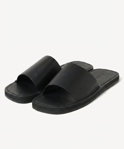 Rouge vif(ルージュヴィフ)の「【Waa.Studios/ワースタジオ】レザーフラットサンダル XP SANDAL(サンダル・レディース・ブラック/ブラウン・38/36/37)」の6枚目の写真