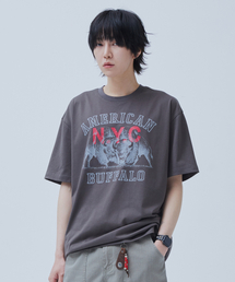 OGARP（オガープ）の「Buffalo Printing Tee Charcoal（Tシャツ/カットソー）」