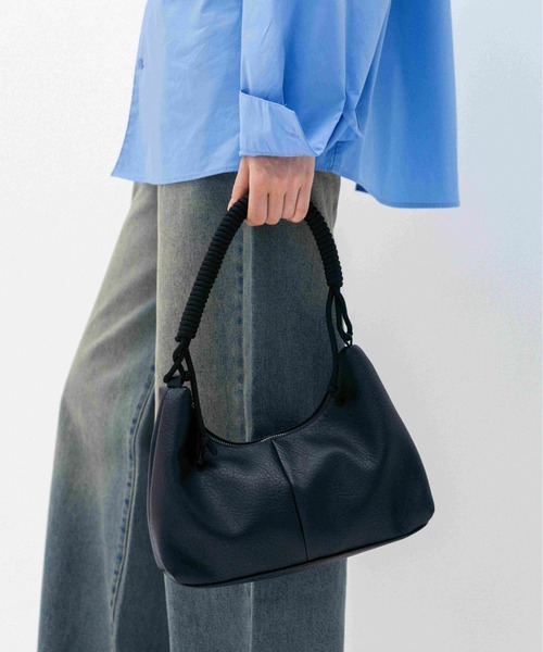LURAKU(ルラク)の「【LURAKU】 Rope Handle Mini Shoulder Bag / ロープハンドルミニショルダーバッグ(ハンドバッグ・メンズ・ブラック・FREE)」の22枚目の写真