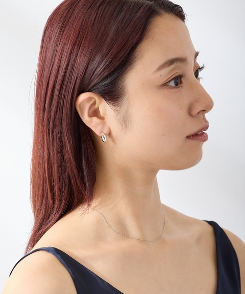 CALIN STANDARD(カリンスタンダード)の「◆金属アレルギー対応◆◆made in japan◆ 【高品質ポスト】【純金・純銀厚メッキ】スリムドロップ ジルコニアセラミックポストピアス(ピアス(両耳用)・レディース・シルバー/ピンクゴールド/ゴールド・FREE)」の6枚目の写真