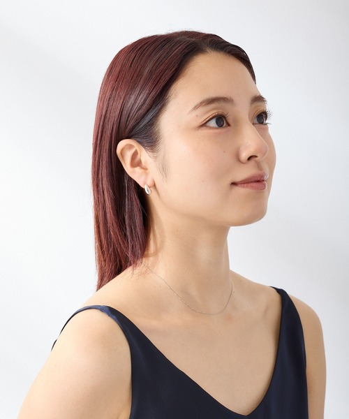 CALIN STANDARD(カリンスタンダード)の「◆金属アレルギー対応◆◆made in japan◆ 【高品質ポスト】【純金・純銀厚メッキ】スリムドロップ ジルコニアセラミックポストピアス(ピアス(両耳用)・レディース・シルバー/ピンクゴールド/ゴールド・FREE)」の8枚目の写真