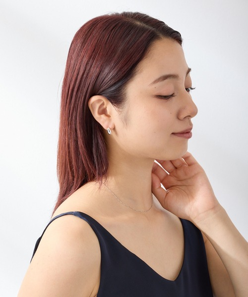CALIN STANDARD(カリンスタンダード)の「◆金属アレルギー対応◆◆made in japan◆ 【高品質ポスト】【純金・純銀厚メッキ】スリムドロップ ジルコニアセラミックポストピアス(ピアス(両耳用)・レディース・シルバー/ピンクゴールド/ゴールド・FREE)」の9枚目の写真