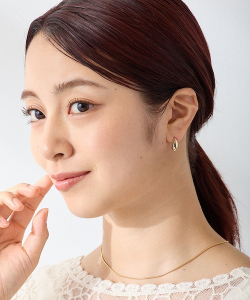 CALIN STANDARD(カリンスタンダード)の「◆金属アレルギー対応◆◆made in japan◆ 【高品質ポスト】【純金・純銀厚メッキ】スリムドロップ ジルコニアセラミックポストピアス(ピアス(両耳用)・レディース・シルバー/ピンクゴールド/ゴールド・FREE)」の12枚目の写真