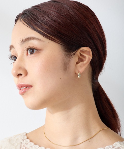 CALIN STANDARD(カリンスタンダード)の「◆金属アレルギー対応◆◆made in japan◆ 【高品質ポスト】【純金・純銀厚メッキ】スリムドロップ ジルコニアセラミックポストピアス(ピアス(両耳用)・レディース・シルバー/ピンクゴールド/ゴールド・FREE)」の13枚目の写真