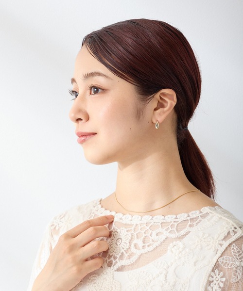 CALIN STANDARD(カリンスタンダード)の「◆金属アレルギー対応◆◆made in japan◆ 【高品質ポスト】【純金・純銀厚メッキ】スリムドロップ ジルコニアセラミックポストピアス(ピアス(両耳用)・レディース・シルバー/ピンクゴールド/ゴールド・FREE)」の15枚目の写真