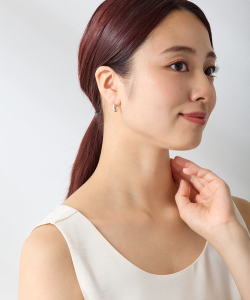 CALIN STANDARD(カリンスタンダード)の「◆金属アレルギー対応◆◆made in japan◆ 【高品質ポスト】【純金・純銀厚メッキ】スリムドロップ ジルコニアセラミックポストピアス(ピアス(両耳用)・レディース・シルバー/ピンクゴールド/ゴールド・FREE)」の19枚目の写真