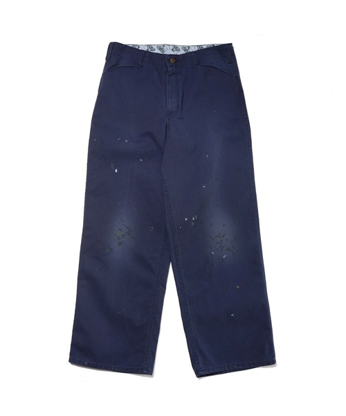 BEN DAVIS(ベンデイビス)の「【限定モデル】Gorila Cut with Paint〈Ben Davis Signature collection Curated by POGGY〉/ゴリラカット ペイント(チノパンツ・メンズ・ネイビー・W36xL32/W36xL30/W32xL32/W32xL30/W30xL32/W30xL30)」の1枚目の写真