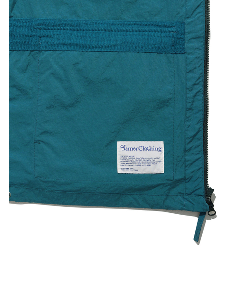 NAMERCLOTHING(ネイマークローディング)の「HOODED WIND BREAKER BLUE(ナイロンジャケット・レディース・その他・LARGE/MEDIUM/X-LARGE)」の8枚目の写真