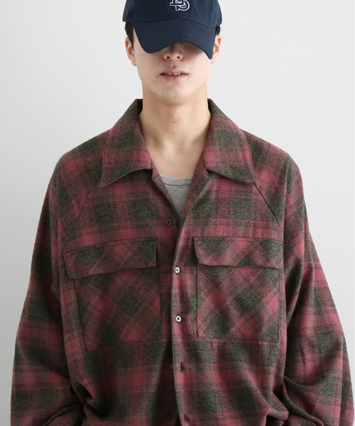 my beautiful landlet(マイビューティフルランドレット)の「my beautiful landlet O/c check shirt(シャツ/ブラウス・メンズ・ピンク・0)」の1枚目の写真