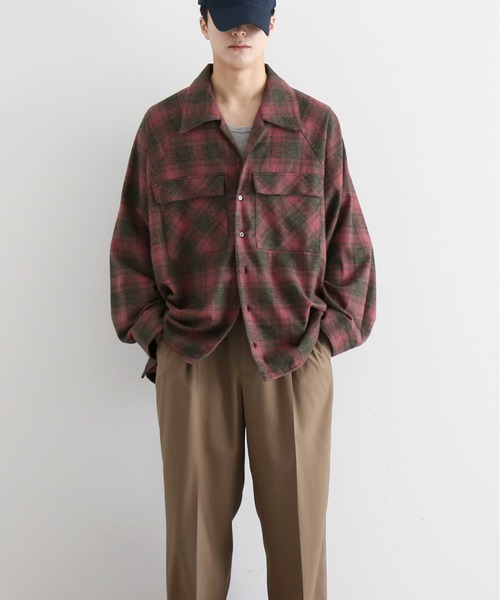 my beautiful landlet(マイビューティフルランドレット)の「my beautiful landlet O/c check shirt(シャツ/ブラウス・メンズ・ピンク/イエロー・0)」の6枚目の写真