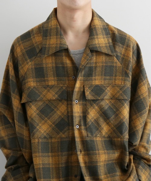 my beautiful landlet(マイビューティフルランドレット)の「my beautiful landlet O/c check shirt(シャツ/ブラウス・メンズ・ピンク/イエロー・0)」の3枚目の写真