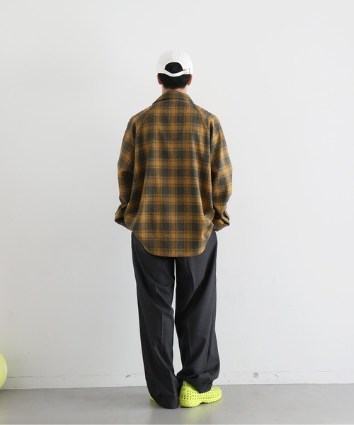 my beautiful landlet(マイビューティフルランドレット)の「my beautiful landlet O/c check shirt(シャツ/ブラウス・メンズ・ピンク/イエロー・0)」の4枚目の写真