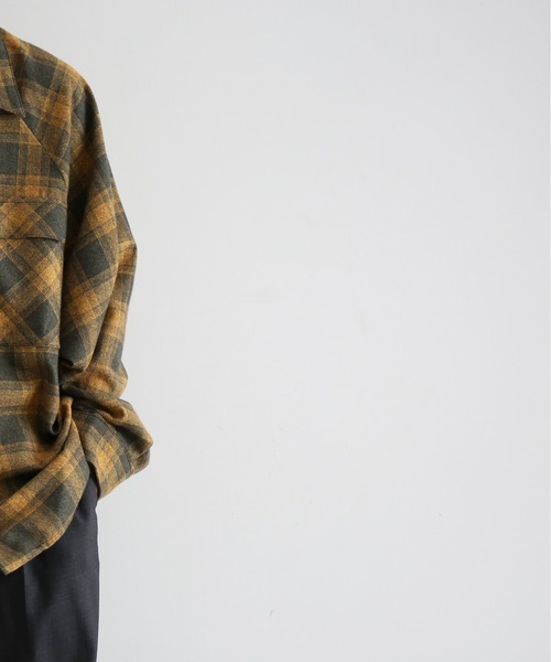 my beautiful landlet(マイビューティフルランドレット)の「my beautiful landlet O/c check shirt(シャツ/ブラウス・メンズ・ピンク/イエロー・0)」の5枚目の写真