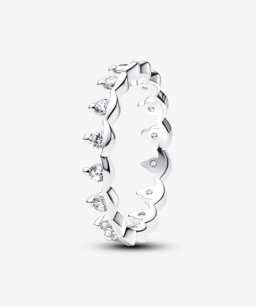 PANDORA(パンドラ)の「スパークリング リーガル バンド リング(リング・レディース・シルバー・48/50/52/54/56/58/60)」の1枚目の写真