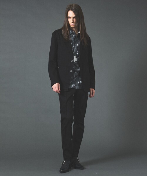 5351 POUR LES HOMMES（ゴーサンゴーイチプールオム）の「【セットアップ対応】2B シングルデニムジャケット（セットアップ・メンズ・ブラック・44/46/48/50）」の2枚目の写真