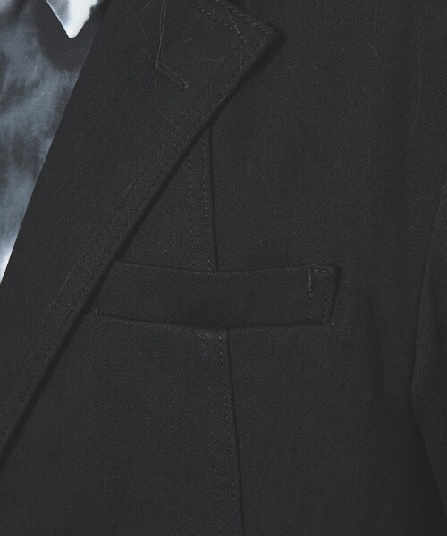 5351 POUR LES HOMMES（ゴーサンゴーイチプールオム）の「【セットアップ対応】2B シングルデニムジャケット（セットアップ・メンズ・ブラック・44/46/48/50）」の9枚目の写真