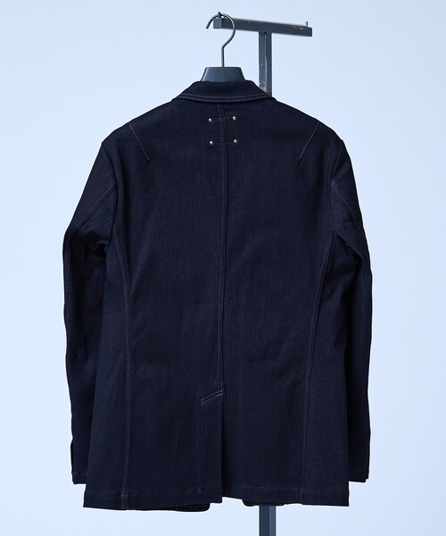 5351 POUR LES HOMMES（ゴーサンゴーイチプールオム）の「【セットアップ対応】2B シングルデニムジャケット（セットアップ・メンズ・ブラック・44/46/48/50）」の14枚目の写真