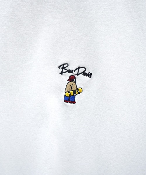 BEN DAVIS(ベンデイビス)の「【WEB限定】 BEN DAVIS UV PROTECT DRY EMBRO TEE/吸水速乾 UVカット 消臭加工 イージーケア 刺繍(Tシャツ/カットソー・メンズ・ベージュ/ブラック/ホワイト・MEDIUM/LARGE/X-LARGE)」の4枚目の写真