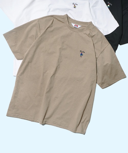 BEN DAVIS(ベンデイビス)の「【WEB限定】 BEN DAVIS UV PROTECT DRY EMBRO TEE/吸水速乾 UVカット 消臭加工 イージーケア 刺繍(Tシャツ/カットソー・メンズ・ベージュ/ブラック/ホワイト・MEDIUM/LARGE/X-LARGE)」の6枚目の写真