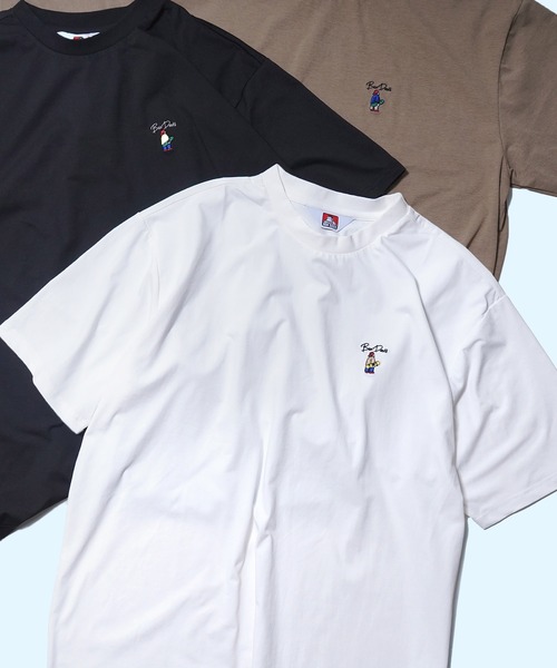 BEN DAVIS(ベンデイビス)の「【WEB限定】 BEN DAVIS UV PROTECT DRY EMBRO TEE/吸水速乾 UVカット 消臭加工 イージーケア 刺繍(Tシャツ/カットソー・メンズ・ベージュ/ブラック/ホワイト・MEDIUM/LARGE/X-LARGE)」の7枚目の写真