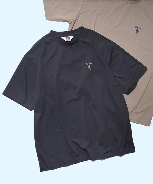 BEN DAVIS(ベンデイビス)の「【WEB限定】 BEN DAVIS UV PROTECT DRY EMBRO TEE/吸水速乾 UVカット 消臭加工 イージーケア 刺繍(Tシャツ/カットソー・メンズ・ベージュ/ブラック/ホワイト・MEDIUM/LARGE/X-LARGE)」の12枚目の写真
