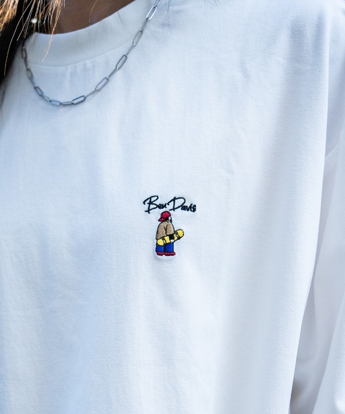 BEN DAVIS(ベンデイビス)の「【WEB限定】 BEN DAVIS UV PROTECT DRY EMBRO TEE/吸水速乾 UVカット 消臭加工 イージーケア 刺繍(Tシャツ/カットソー・メンズ・ベージュ/ブラック/ホワイト・MEDIUM/LARGE/X-LARGE)」の9枚目の写真