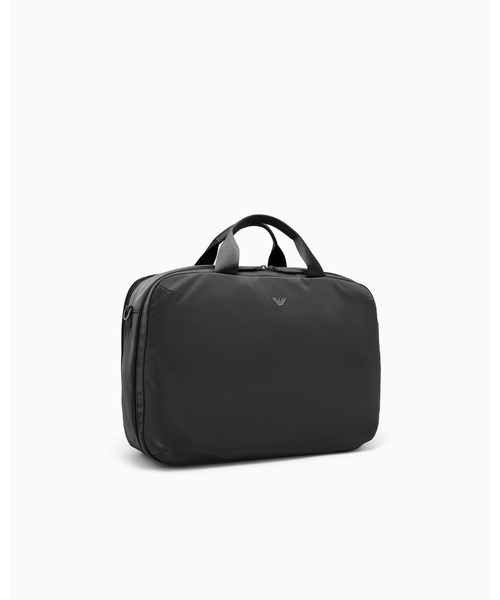 EMPORIO ARMANI(エンポリオアルマーニ)の「<オンライン限定>【エンポリオ アルマーニ】大容量 バックパック メッシュディテール イーグルロゴ(バックパック/リュック・メンズ・ブラック・FREE)」の6枚目の写真