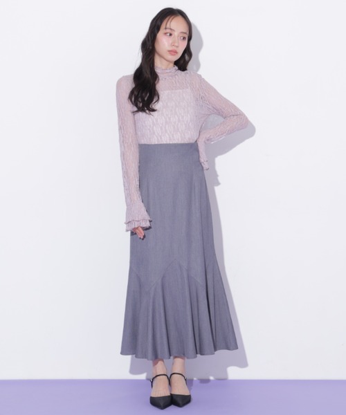 JILL by JILL STUART(ジルバイジルスチュアート)の「袖フレアレーストップス(Tシャツ/カットソー・レディース・ホワイト/ピンク/ブラック・FREE)」の15枚目の写真