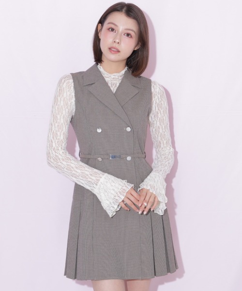 JILL by JILL STUART(ジルバイジルスチュアート)の「袖フレアレーストップス(Tシャツ/カットソー・レディース・ホワイト/ピンク/ブラック・FREE)」の7枚目の写真