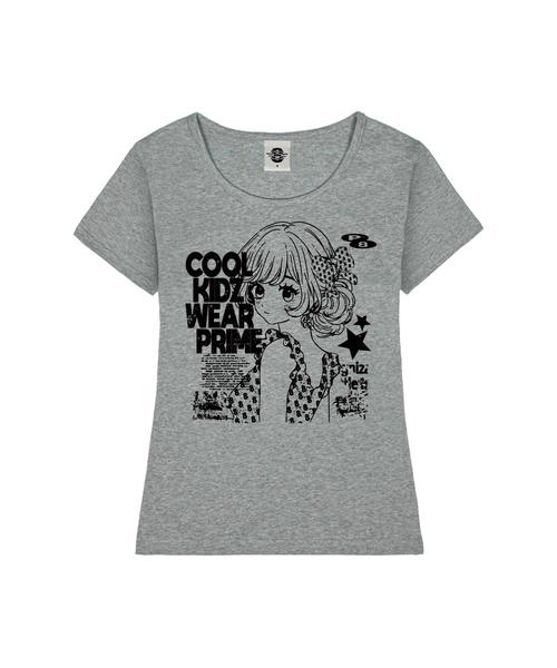 PRIMATE(プライメイト)の「SERA レディース Uネックスリムフィット半袖Tシャツ 6 COLORS(Tシャツ/カットソー・レディース・ミックスグレー/ミント/ホワイト/ブラック/ピンク/ネイビー・SMALL/MEDIUM)」の3枚目の写真