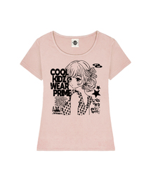 SERA レディース Uネックスリムフィット半袖Tシャツ 6 COLORS