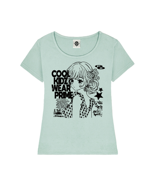 PRIMATE(プライメイト)の「SERA レディース Uネックスリムフィット半袖Tシャツ 6 COLORS(Tシャツ/カットソー・レディース・ミックスグレー/ミント/ホワイト/ブラック/ピンク/ネイビー・SMALL/MEDIUM)」の4枚目の写真