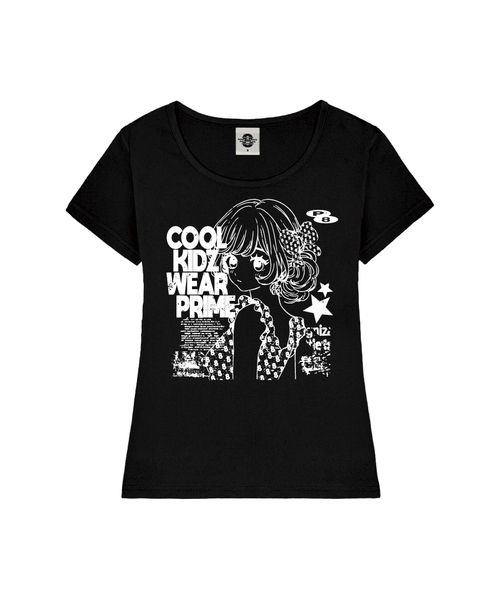 PRIMATE(プライメイト)の「SERA レディース Uネックスリムフィット半袖Tシャツ 6 COLORS(Tシャツ/カットソー・レディース・ミックスグレー/ミント/ホワイト/ブラック/ピンク/ネイビー・SMALL/MEDIUM)」の2枚目の写真