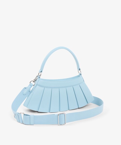 LACOSTE(ラコステ)の「LENGLEN レザープリーツバッグ(ハンドバッグ・レディース・ライトブルー/ライトピンク/パープル/ブラック・FREE)」の15枚目の写真