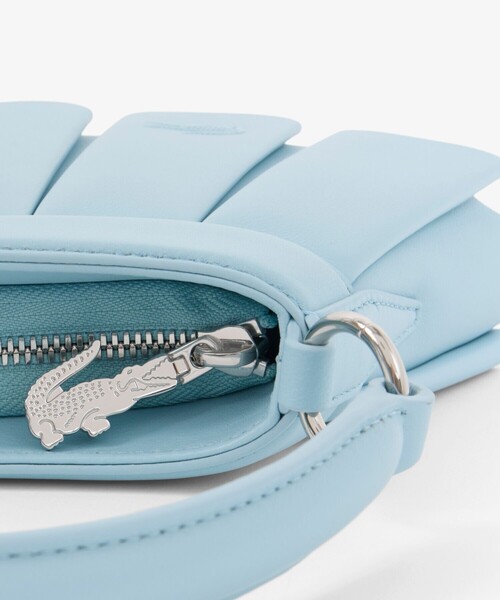 LACOSTE(ラコステ)の「LENGLEN レザープリーツバッグ(ハンドバッグ・レディース・ライトブルー/ライトピンク/パープル/ブラック・FREE)」の18枚目の写真