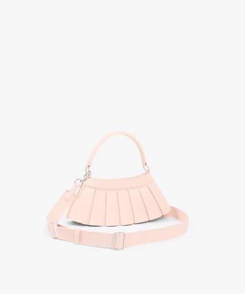LACOSTE(ラコステ)の「LENGLEN レザープリーツバッグ(ハンドバッグ・レディース・ライトブルー/ライトピンク/パープル/ブラック・FREE)」の21枚目の写真