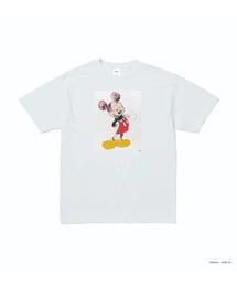 Disney（ディズニー）の「Mickey Mouse-happy face-/ T-shirt Designed by Yukimasa Ida（Tシャツ/カットソー）」