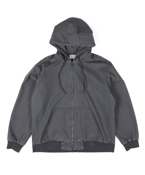 The DUFFER of ST.GEORGE(ザダファーオブセントジョージ)の「【WEB限定アイテム】DUCK PARKA:ダックパーカー / 製品洗い / ワークジャケット / ライトアウター / ハイブリッドパーカー(パーカー・メンズ・チャコールグレー/オリーブ/ブラウン・X-LARGE/LARGE/MEDIUM/SMALL)」の13枚目の写真