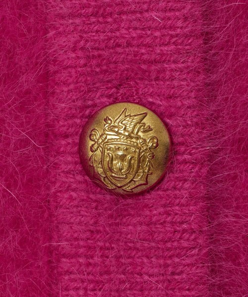 allureville(アルアバイル)の「カシミヤブレンドファー加工Vカーディガン(カーディガン/ボレロ・レディース・オフホワイト/モカ/ネイビー・2)」の9枚目の写真