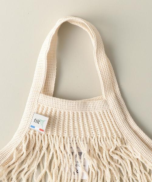 UNITED ARROWS（ユナイテッドアローズ）の「＜FILT（フィルト）＞ネットバッグ M（エコバッグ/サブバッグ・ブラック/レッド/オフホワイト/コバルトブルー・FREE）」の6枚目の写真