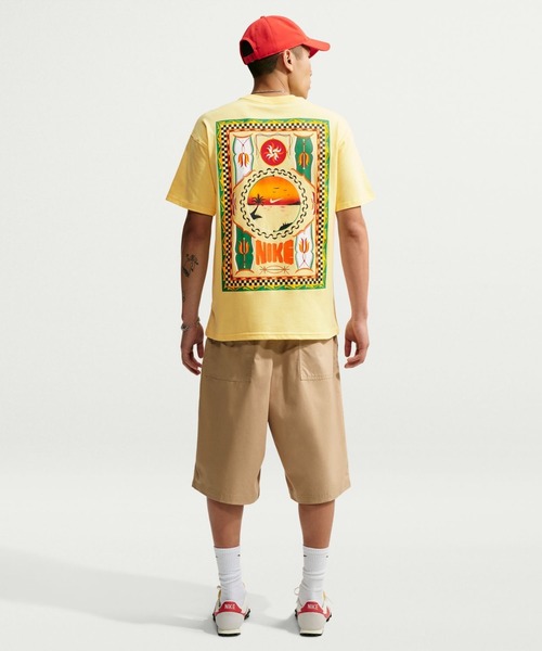 NIKE(ナイキ)の「ナイキ NIKE ナイキ NSW LSE パーム ツリー NIK S/S Tシャツ(Tシャツ/カットソー・メンズ・ホワイト/イエロー/サックスブルー・L/LL/M/3L/S)」の8枚目の写真