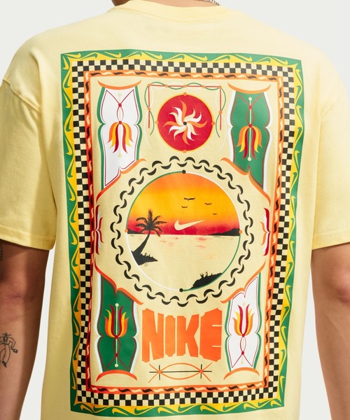 NIKE(ナイキ)の「ナイキ NIKE ナイキ NSW LSE パーム ツリー NIK S/S Tシャツ(Tシャツ/カットソー・メンズ・ホワイト/イエロー/サックスブルー・L/LL/M/3L/S)」の11枚目の写真
