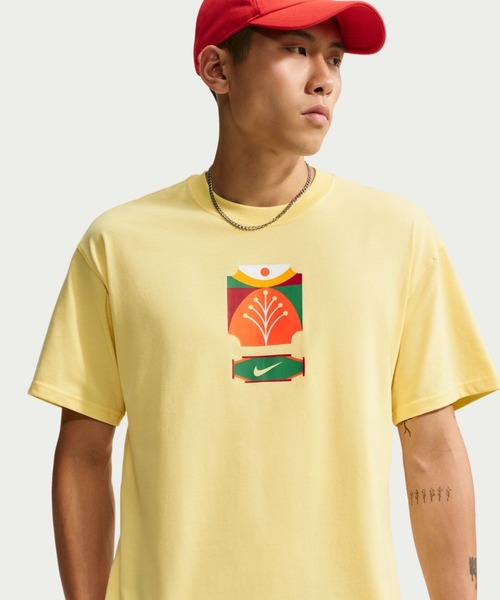 NIKE(ナイキ)の「ナイキ NIKE ナイキ NSW LSE パーム ツリー NIK S/S Tシャツ(Tシャツ/カットソー・メンズ・ホワイト/イエロー/サックスブルー・L/LL/M/3L/S)」の9枚目の写真