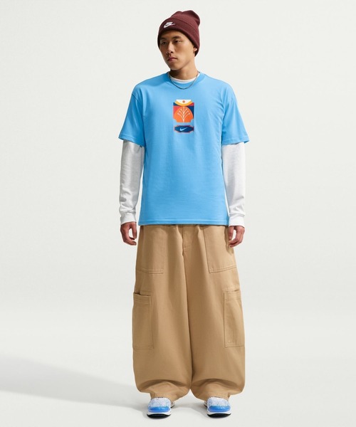 NIKE(ナイキ)の「ナイキ NIKE ナイキ NSW LSE パーム ツリー NIK S/S Tシャツ(Tシャツ/カットソー・メンズ・ホワイト/イエロー/サックスブルー・L/LL/M/3L/S)」の12枚目の写真