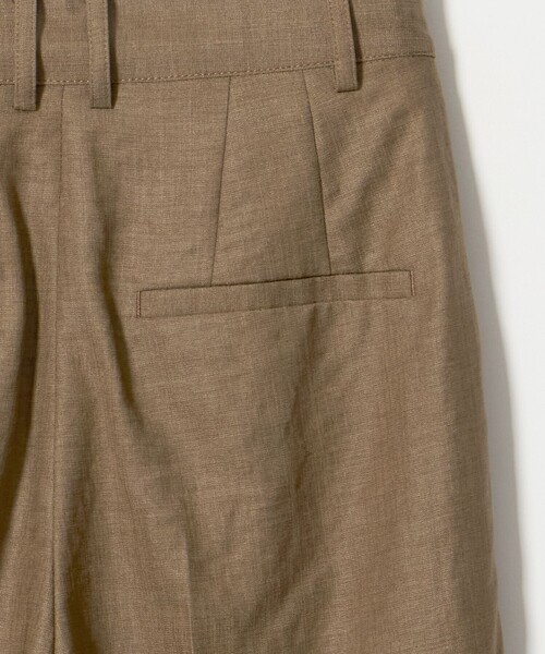 green label relaxing（グリーンレーベルリラクシング）の「［size SHORT/TALLあり］トリアセ ストレート パンツ UVカット 通気性（スラックス・レディース・ダークグレー/モカ・SHORT/TALL/36/38/40）」の19枚目の写真