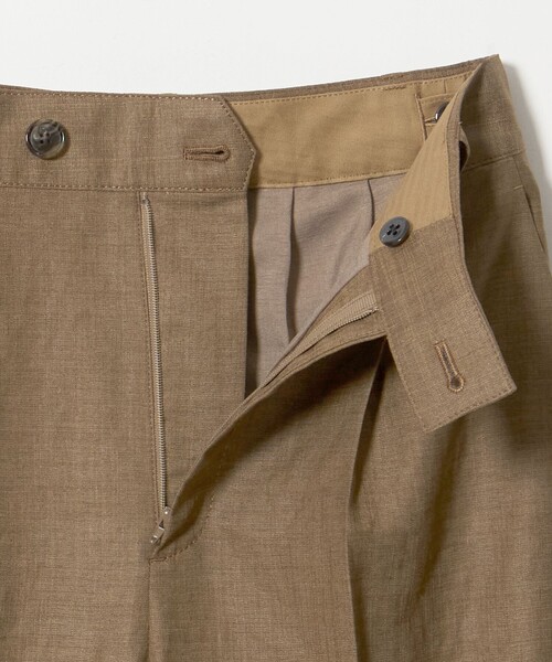 green label relaxing（グリーンレーベルリラクシング）の「［size SHORT/TALLあり］トリアセ ストレート パンツ UVカット 通気性（スラックス・レディース・ダークグレー/モカ・SHORT/TALL/36/38/40）」の20枚目の写真