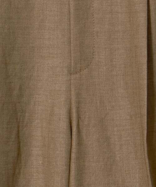 green label relaxing（グリーンレーベルリラクシング）の「［size SHORT/TALLあり］トリアセ ストレート パンツ UVカット 通気性（スラックス・レディース・ダークグレー/モカ・SHORT/TALL/36/38/40）」の22枚目の写真
