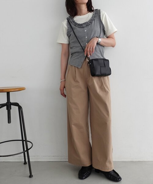 DISCOAT(ディスコート)の「【必需品がしっかり入る◎】メッシュ編みシュリンクショルダーバッグ(ショルダーバッグ・レディース・ブラック/キャメル/ボルドー/アイボリー/シルバー/ダークブラウン・FREE)」の15枚目の写真