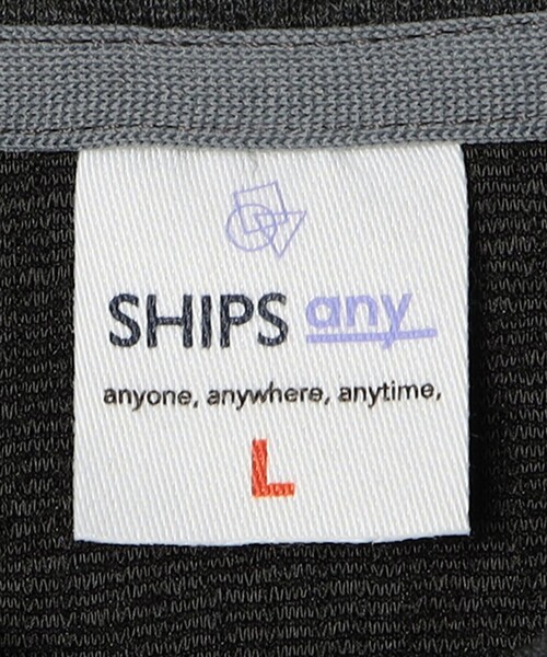 SHIPS any(シップス エニィ)の「〈洗濯機可能〉フクレ ジャカード リラックス ヘンリーネックTシャツ(ロンT)◇(Tシャツ/カットソー・メンズ・チャコールグレー/ブラック/グレー・MEDIUM/LARGE/X-LARGE)」の21枚目の写真