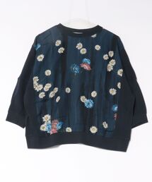 H.A.K | キュプラモダールカルゼ　デイジー＆ダリアプリント＋ソフト天竺ドルマンカットソー(Tシャツ/カットソー)